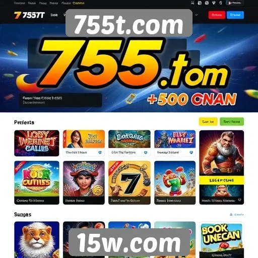 Experiência do usuário no site de jogos 755t.com